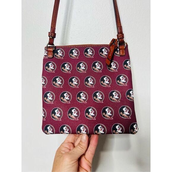 Dooney & Bourke Florida State Seminoles Triple Zip Crossbody Bag - Picture 7 of 9
